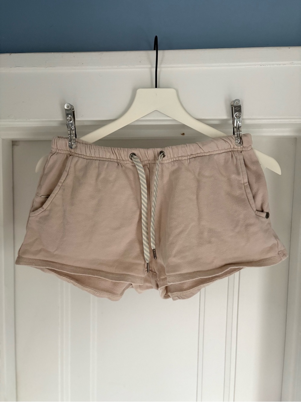Vuori Sunnyside French Terry Shorts in Alabaster Ivory Cream Terry Size XS